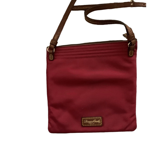 Dooney and Bourke Red Crossbody Bag Embroidered Duck - Picture 3 of 8